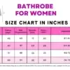 Puple (1) Lightweight Soft Bathrobe for Women