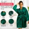 listing 3 Women's Premium Satin Bridesmaid Night Dress Robes
