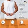 Men's GYM Active Wear Sleeveless Muscle T-Shirts