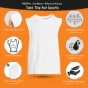 Men's GYM Active Wear Sleeveless Muscle T-Shirts
